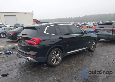 2022 BMW X3 Sdrive30I из США, поврежденный, VIN 5UX43DP04N9J81322